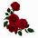 Red Rose Sticker