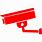 Red Security Camera Icon