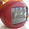Red Sphere TV with Cover