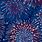 Red White and Blue Fireworks Background
