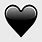 Red and Black Heart Emoji