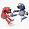 Red and Blue Fighting Robots