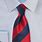 Red and Blue Striped Tie
