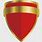 Red and Gold Shield