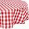 Red and White Checkered Tablecloth