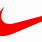 Red and White Nike Logo