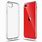 Red iPhone SE with Clear Case
