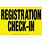 Registration Check-In Signs