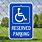Reserved Parking Handicap Sign