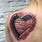 Ripped Heart Tattoo