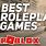 Roblox Rp Games