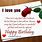 Romantic Birthday Card Message