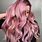 Rose Gold Pink Hair