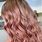 Rose Gold Pink Hair Dye