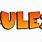 Rules Text Logo