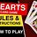 Rules for Hearts Card Game