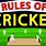 Rules in Cricket