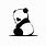 Sad Panda Clip Art