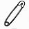 Safety Pin Clip Art Black and White