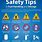 Safety Tips Poster