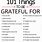 Sample Gratitude List