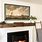 Samsung Frame TV above Fireplace