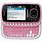 Samsung Slide Phone Pink