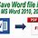 Save PDF as Word