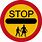 School Crossing Stop Sign