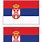 Serbia Flag Printable