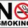 Sign for No Smoking