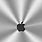 Silver Apple Logo iPhone Wallpaper