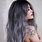 Silver Grey and Black Ombre