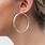 Silver Hoop Earrings for Women