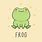 Simple Cartoon Frog Cute