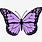 Simple Purple Butterfly