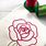 Simple Rose Embroidery