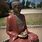 Sitting Buddha Garden Statue