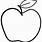 Sketch of Apple Fruit