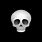 Skull. Emoji Apple Black Backgrounds