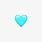 Sky Blue Heart Emoji