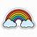 Small Rainbow Stickers