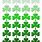 Small Shamrock Pattern