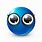 Smart Blue Emoji
