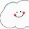 Smiling Cloud Clip Art
