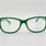 Smoke Green Eyeglass Frames