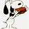 Snoopy Eating Clip Art