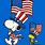 Snoopy Fourth of July Wallpaper