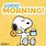 Snoopy Good Morning Cartoon