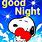 Snoopy Good Night Sweet Dreams